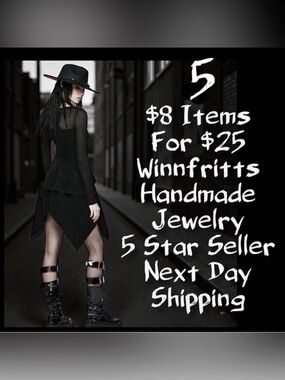 5 $8 Items For $25💫Lower Shipping Now! Winnfritt’s Handmade Jewelry💫